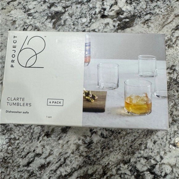 Project 62 Clarte Glass Tumblers Set - Set of 4. NIB - Picture 6 of 6